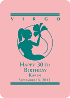 Virgo Custom Playing Cards